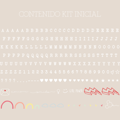 ContenidoKitInicialBlanco 02. Kit iniciación White