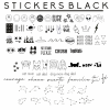 04. Kit a elegir 10 Stickers Black&White