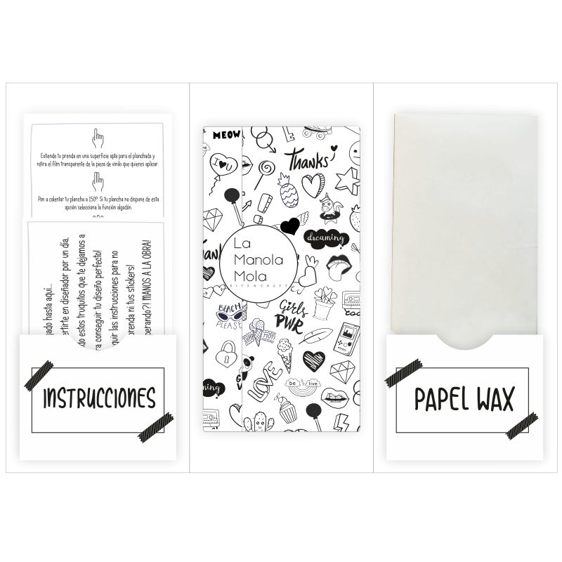 04. Kit a elegir 10 Stickers Black&White