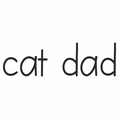 CatDad Cat dad