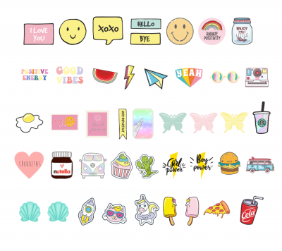 contenidokitaelegirII 03. Kit a elegir 10 Stickers Color´s