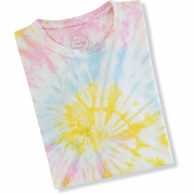 Camiseta La Manola Unisex Tie Dye Espiral CMY