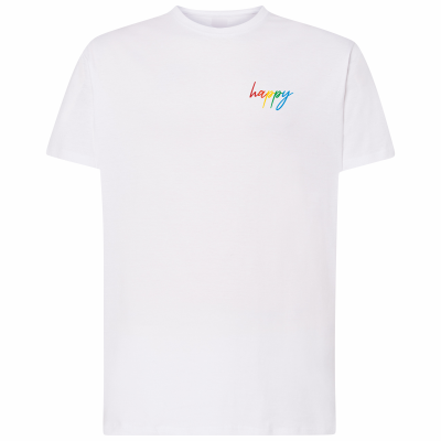 Camiseta La Manola Unisex Happy Blanca